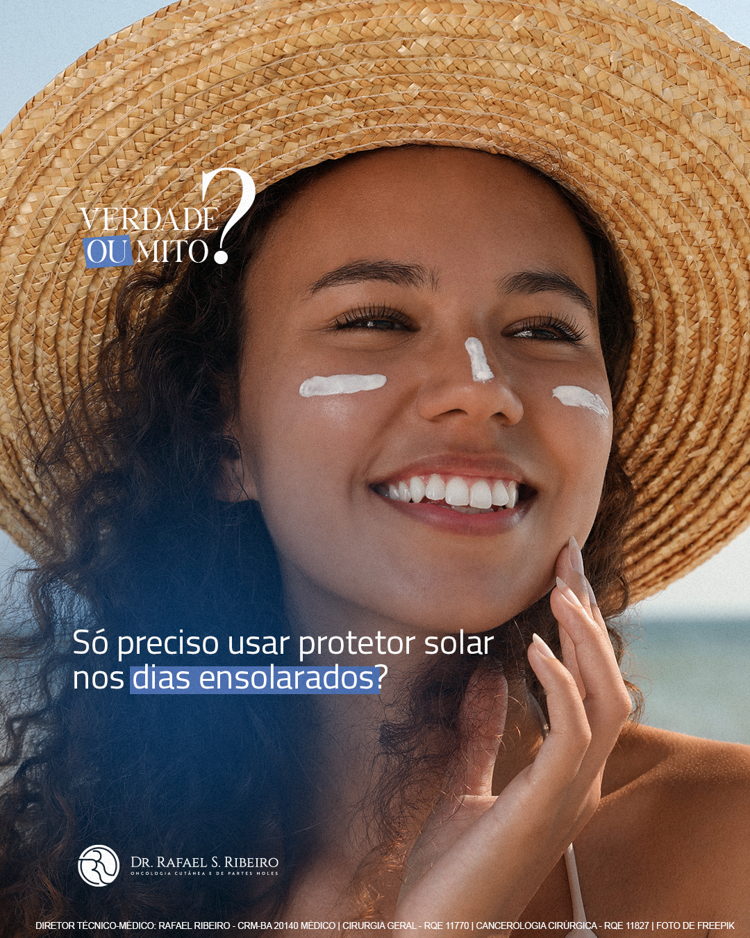 Só preciso usar protetor solar nos dias ensolarados?